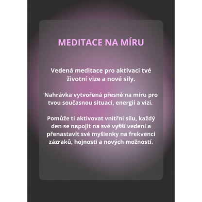 MEDITACE NA MÍRU