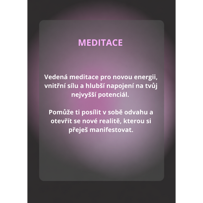 AKTIVAČNÍ MEDITACE  🌕