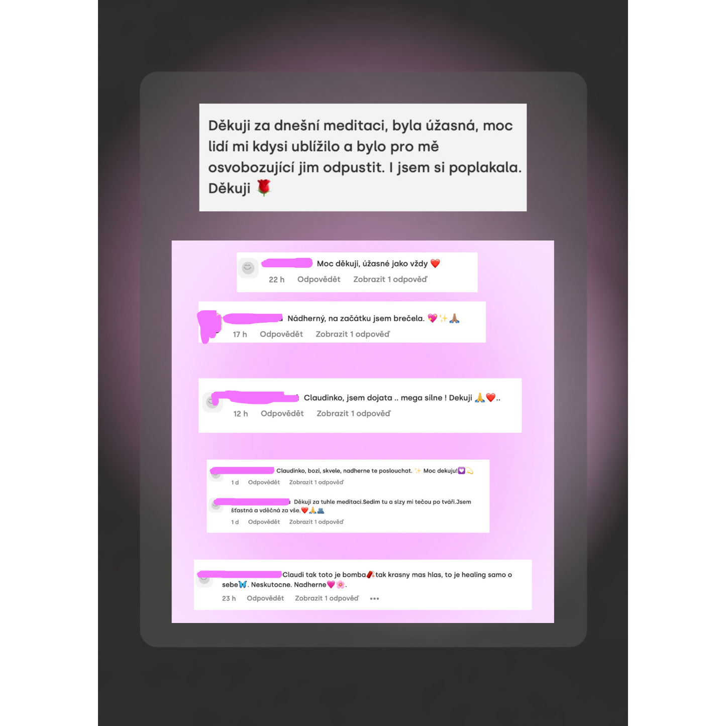 MEDITACE NA MÍRU
